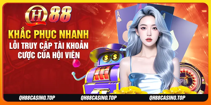 Khắc phục nhanh lỗi truy cập tài khoản cược của hội viên